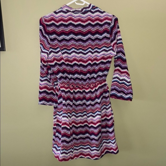 Rue21 Blue and Purple Long Sleeve Sweater Dress - Picture 9 of 15